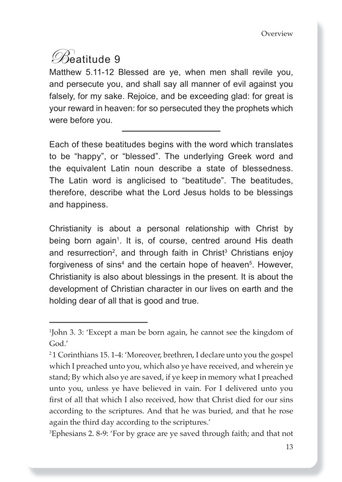 9 Beatitudes