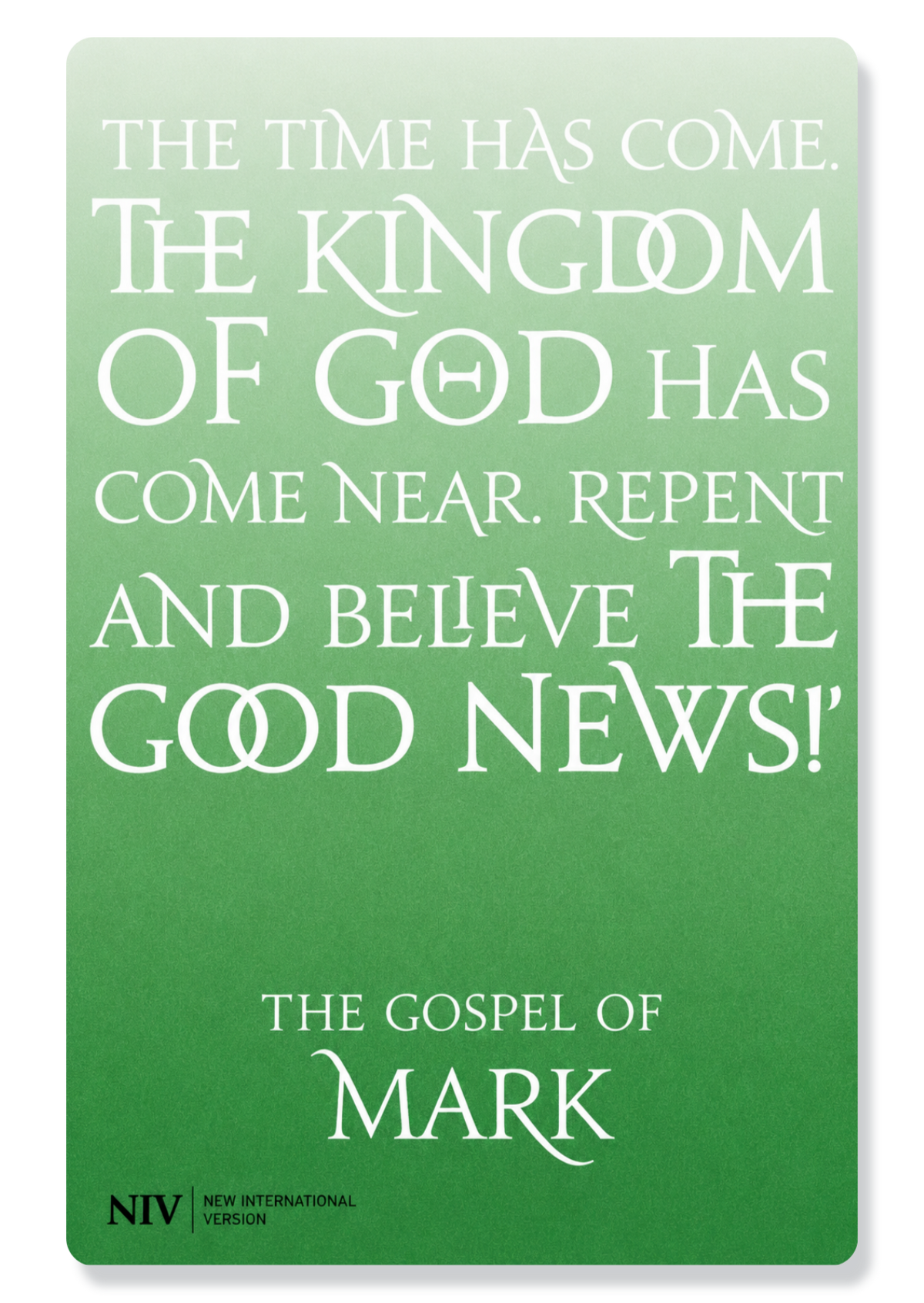 NIV Gospel Of Mark
