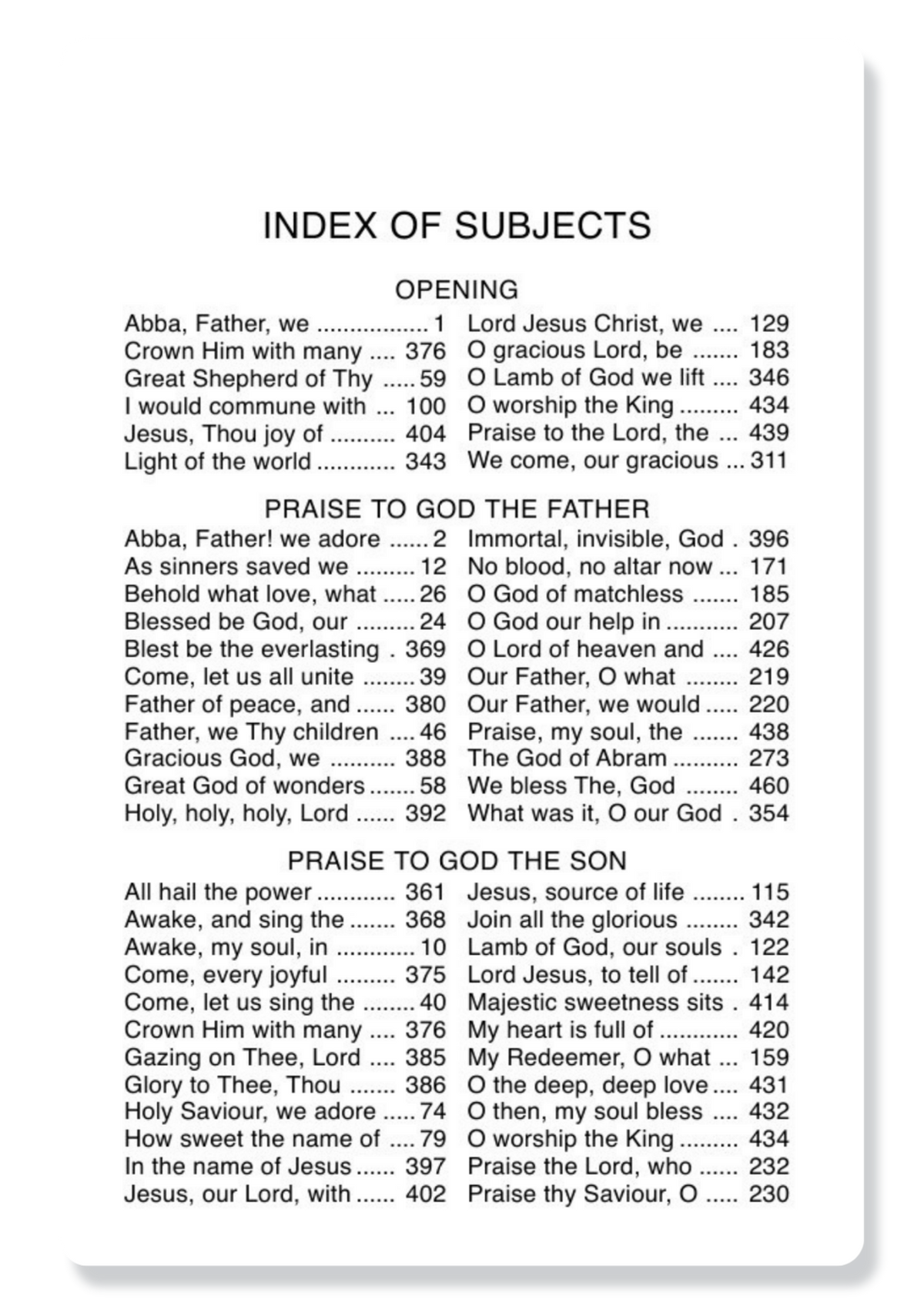 Old Believer's Hymn Book
