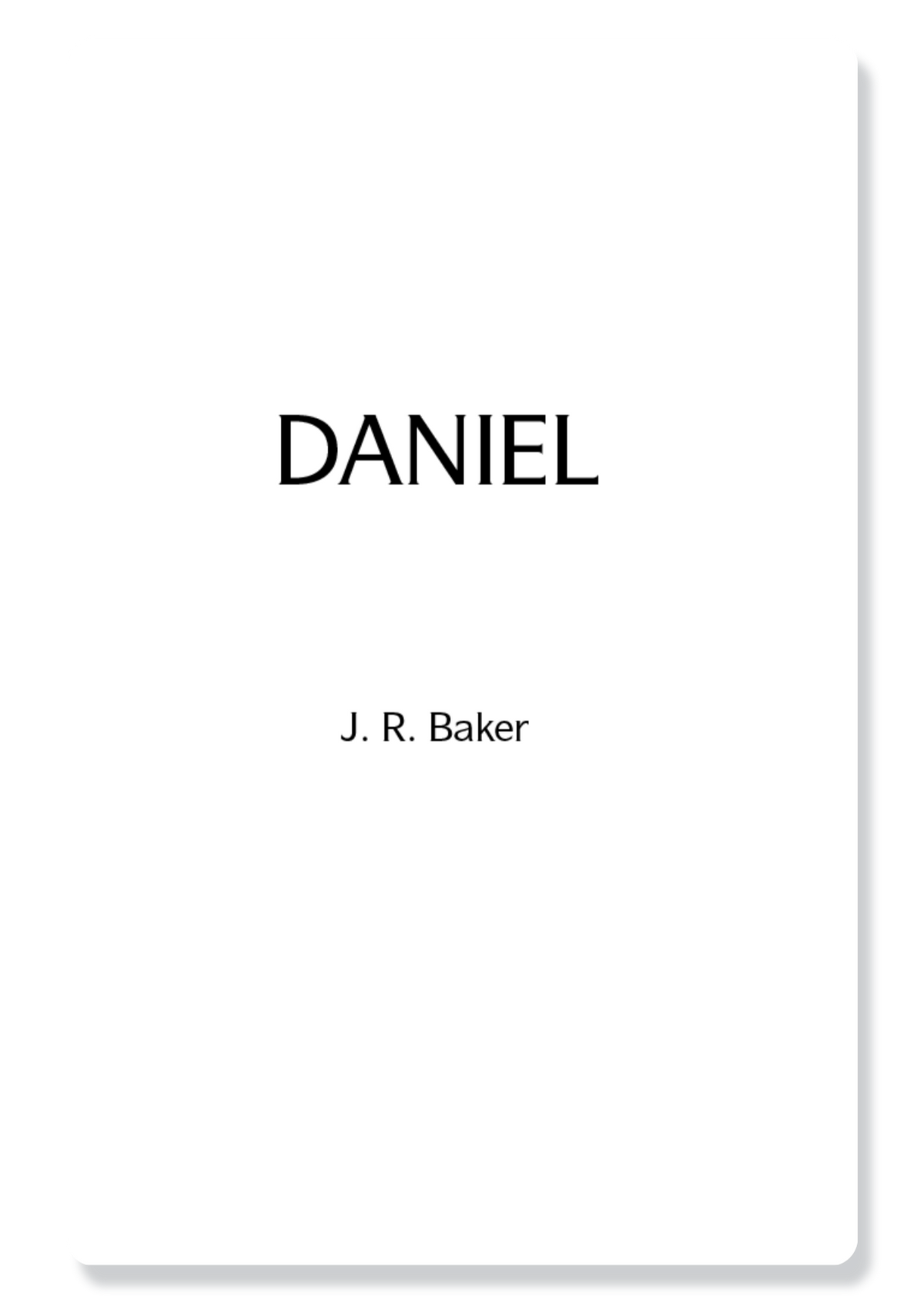 Daniel & Hosea
