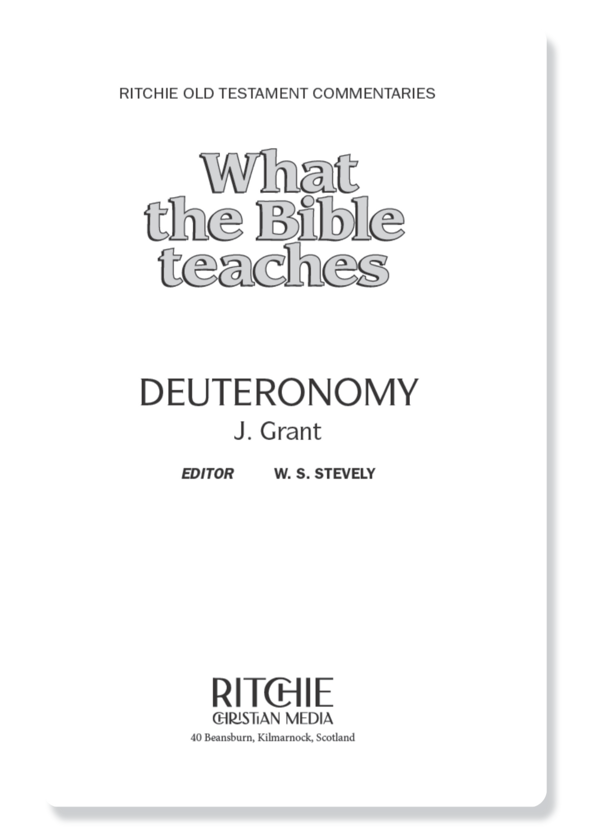 Deuteronomy