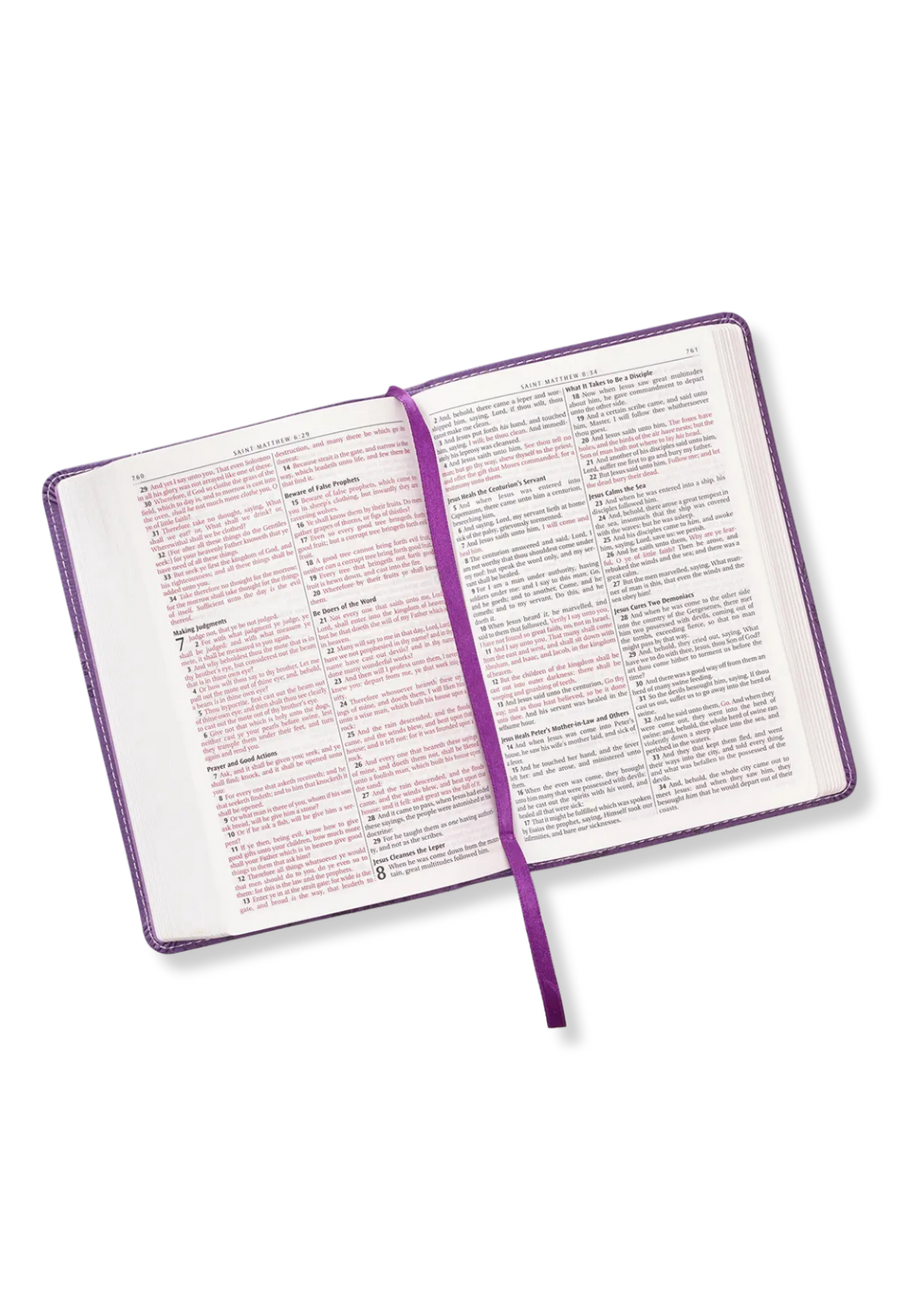 KJV Pocket Edition, Luxleather (Purple)