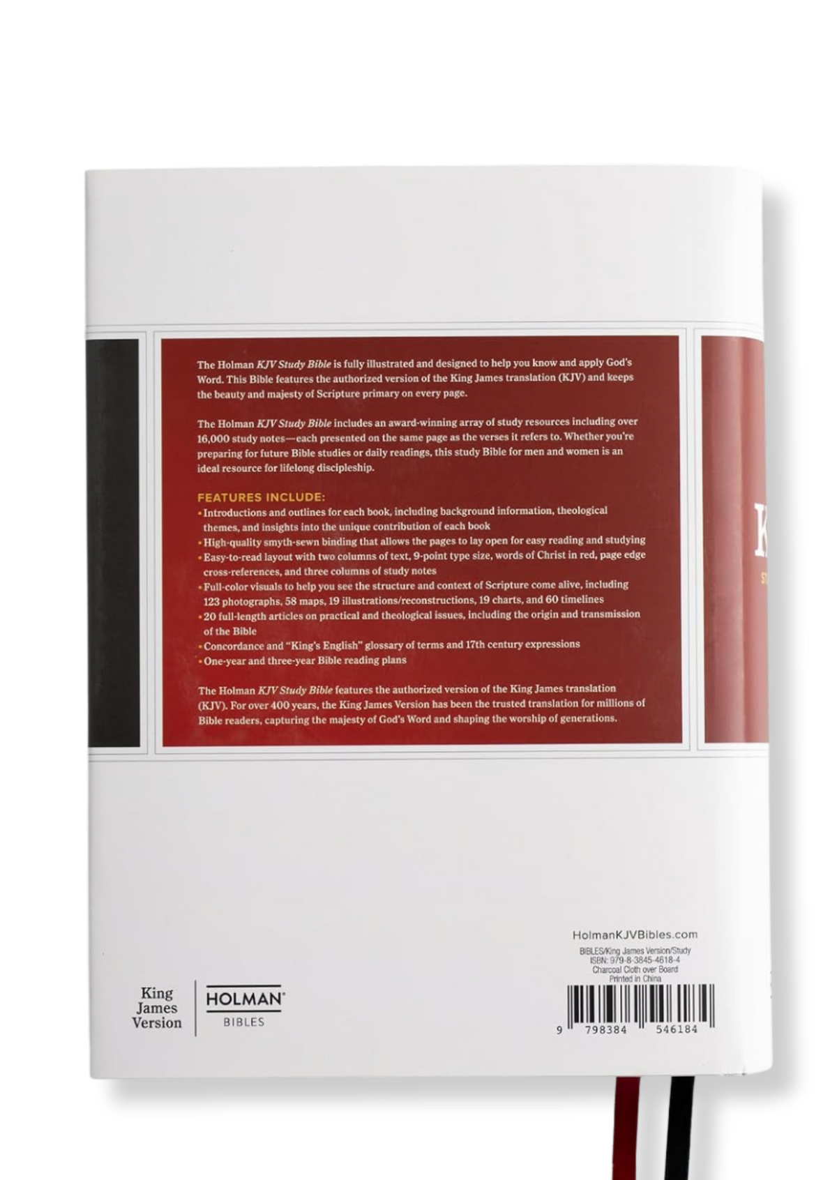 Holman KJV Study Bible, Full Colour Hardback
