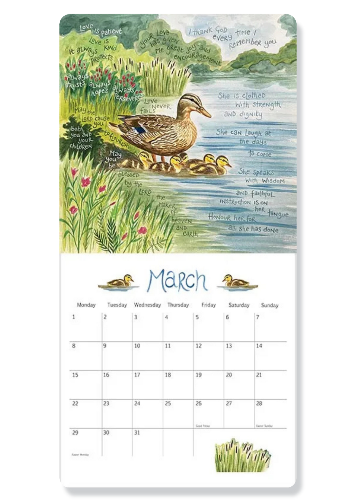 Hannah Dunnett Large Calendar