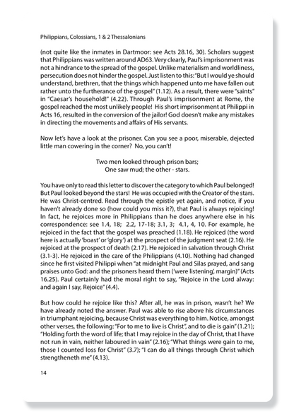 Philippians, Colossians, 1 Thessalonians & 2 Thessalonians