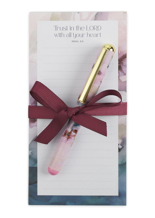 Trust in the LORD Magnetic Notepad with Pen