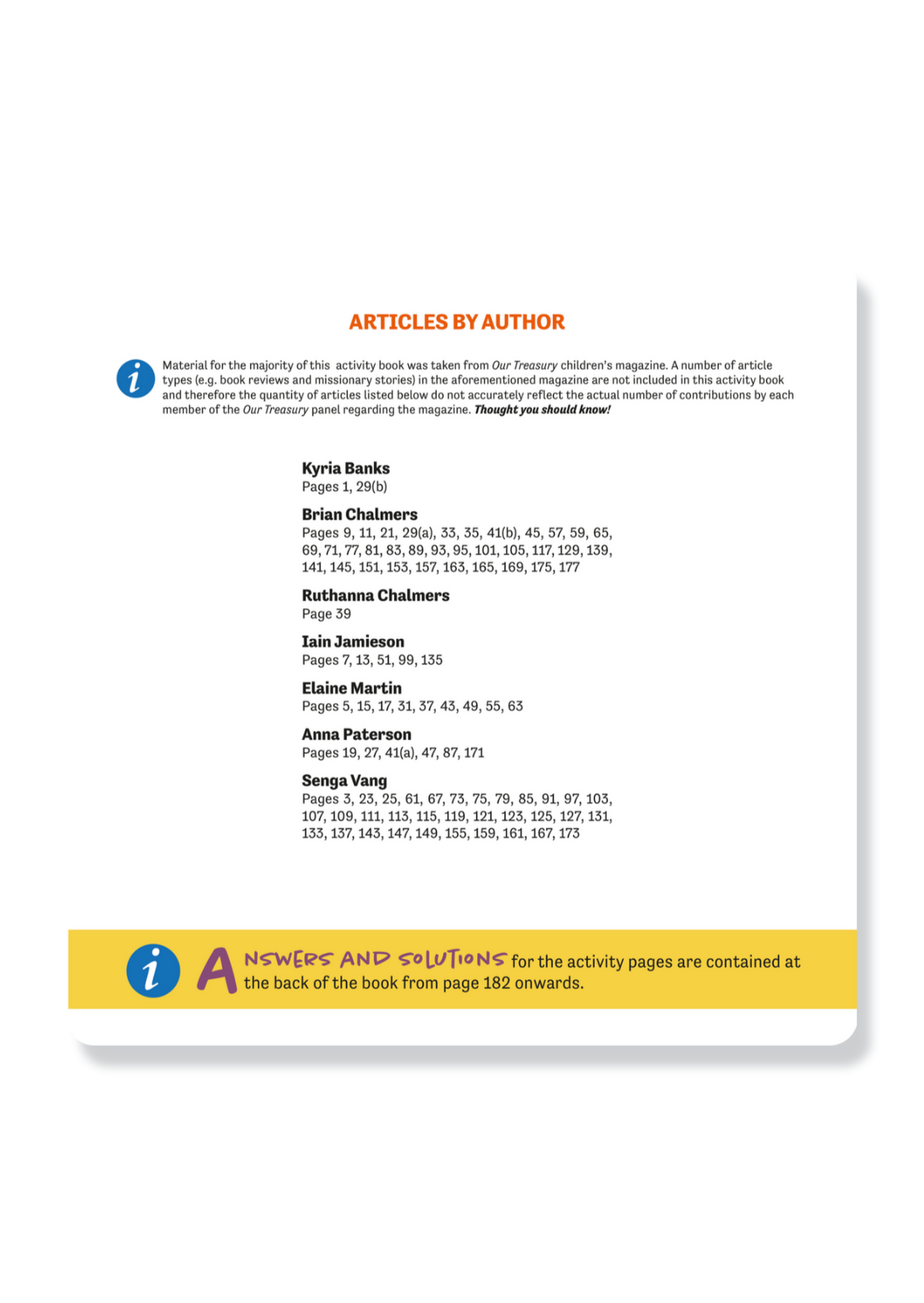 Bible Explorers Activity Book