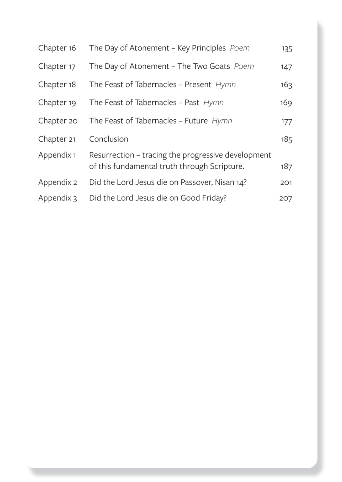 7 Feasts of Jehovah