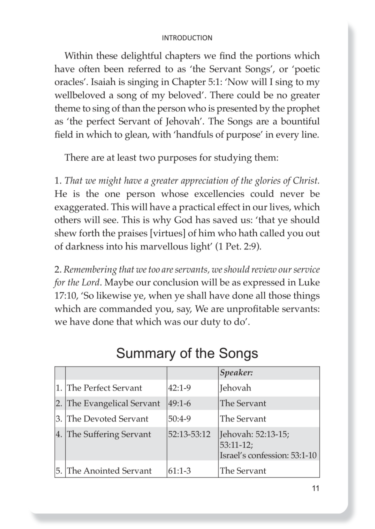 The Success of the Servant
