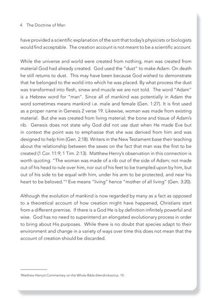 Book 6: The Doctrine of Man