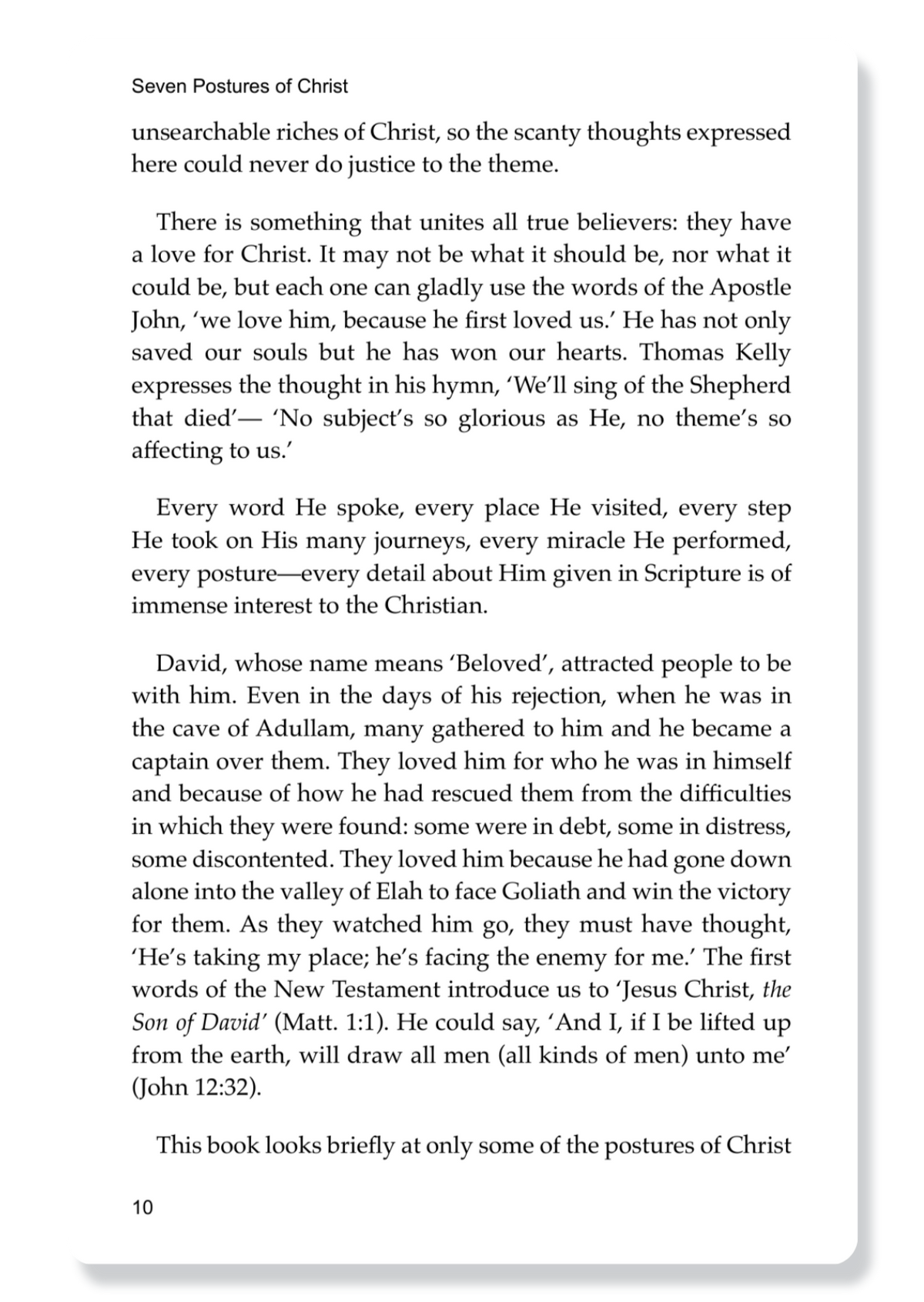 7 Postures of Christ