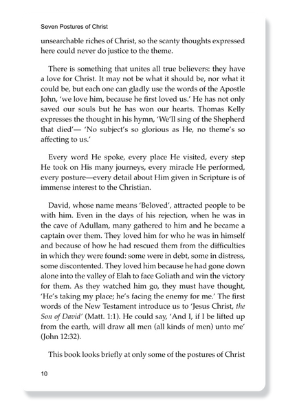 7 Postures of Christ