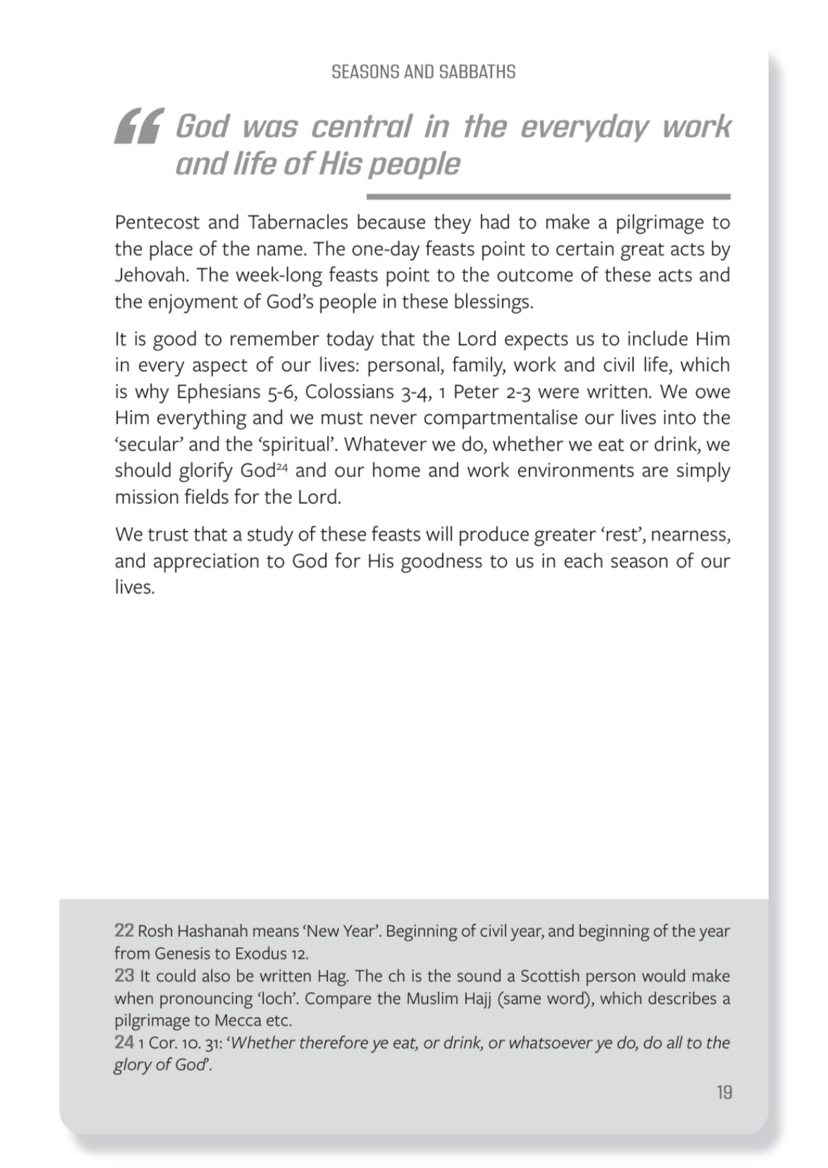 7 Feasts of Jehovah