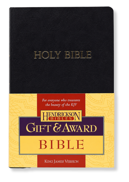 KJV Gift And Award Bible Imitation Leather (Black)