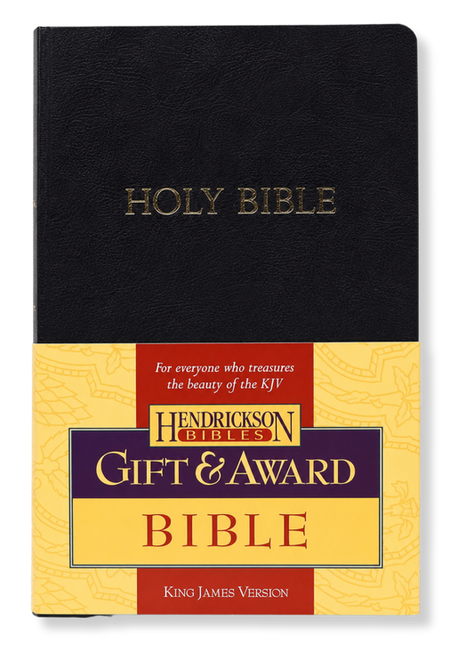 KJV Gift And Award Bible Imitation Leather (Black)