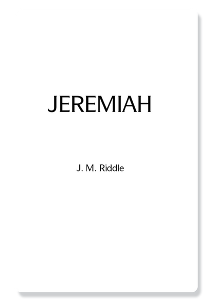 Jeremiah & Lamentations