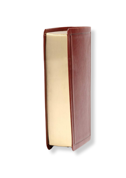 KJV Large Print Compact Reference Bible, Leathertouch (Brown)