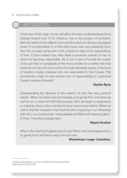 Book 6: The Doctrine of Man
