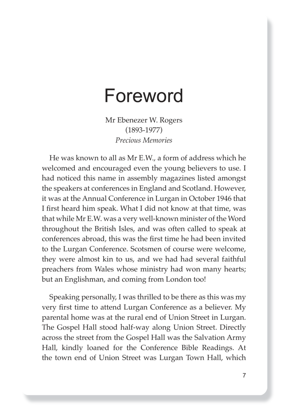 Collected Writings Of E.W. Rogers: Vol 1