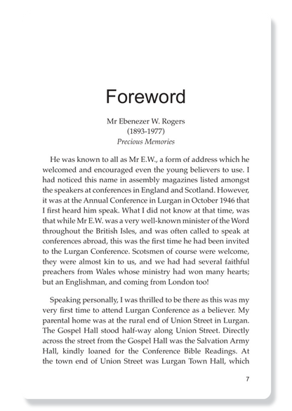 Collected Writings Of E.W. Rogers: Vol 1