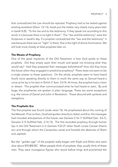 Book 7: Prophecy