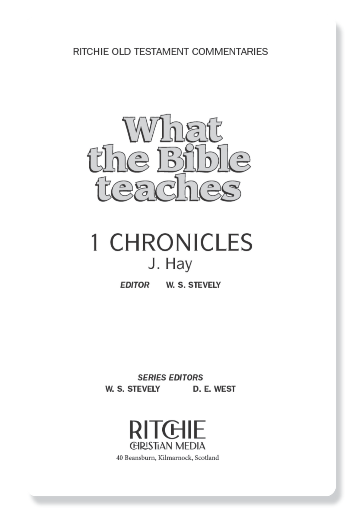 1 Chronicles