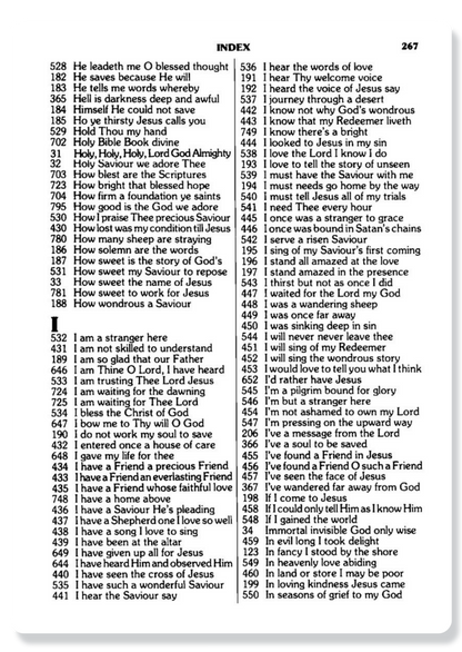 New Gospel Hymn Book
