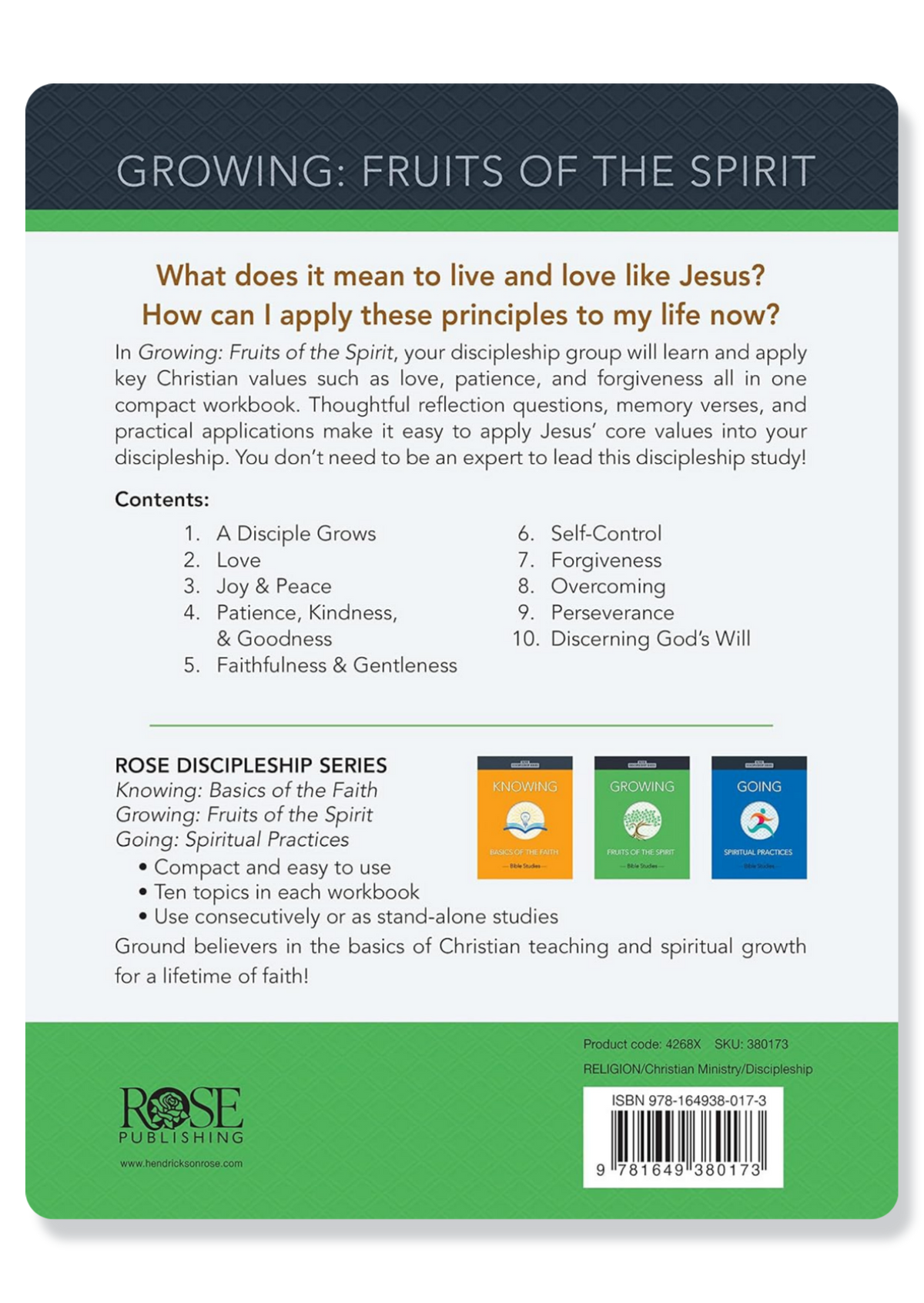 Growing: Fruits of the Spirit