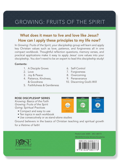 Growing: Fruits of the Spirit