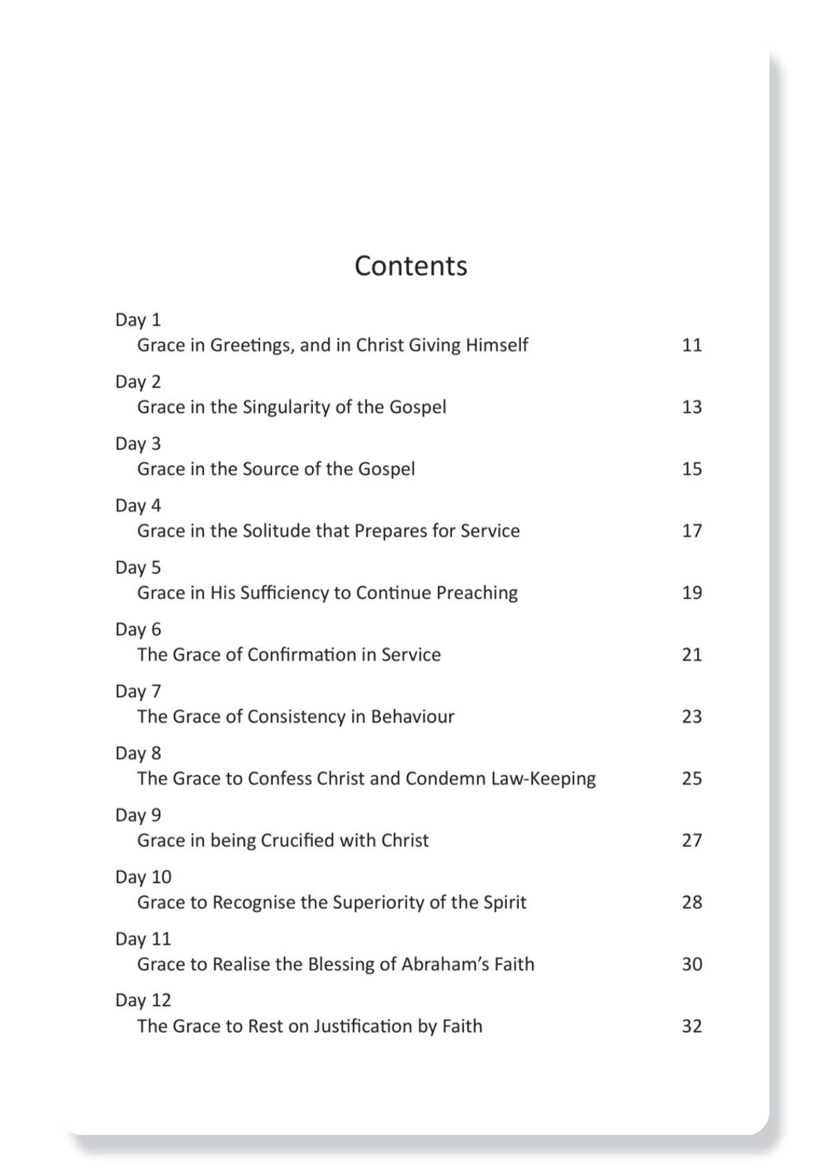Daily Grace in Galatians