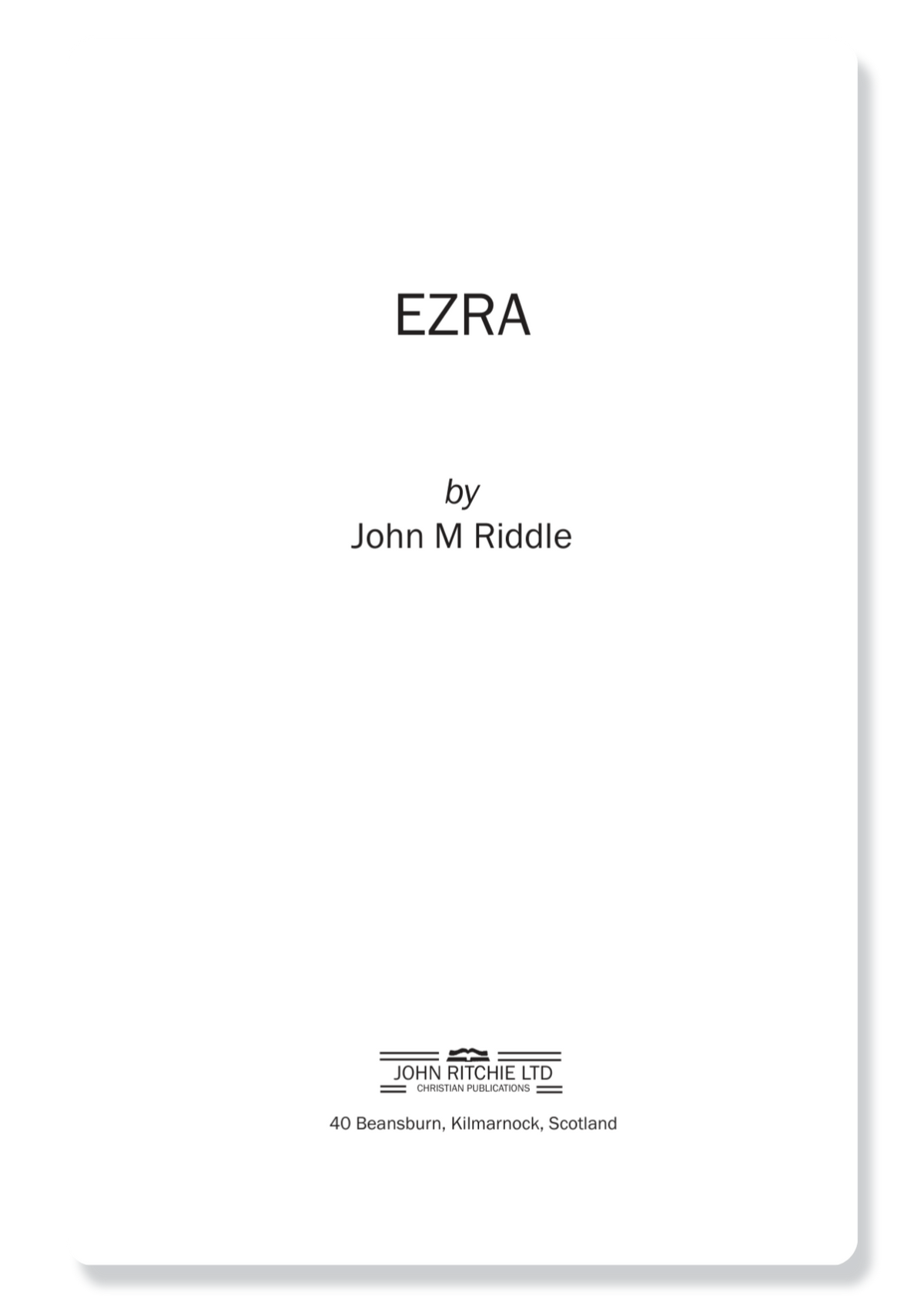 Ezra, Nehemiah & Esther