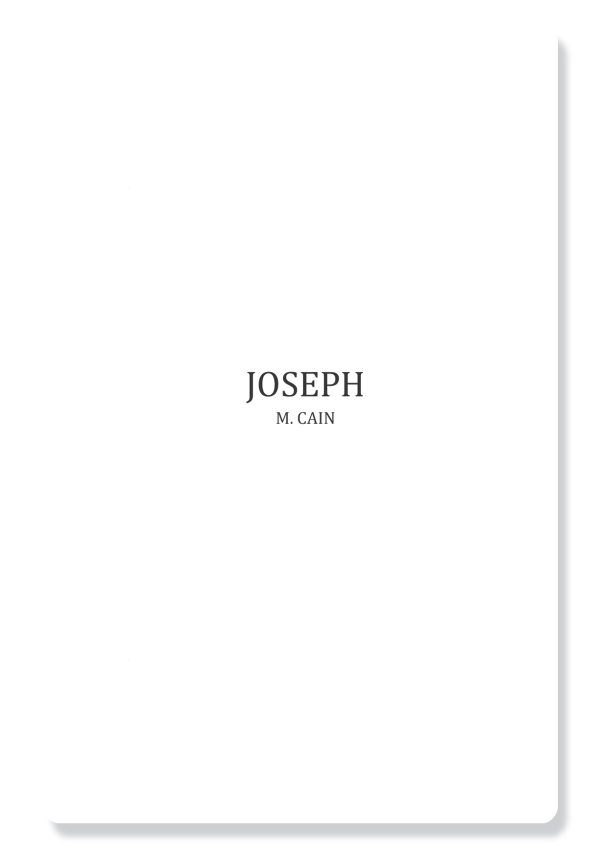 Jacob & Joseph