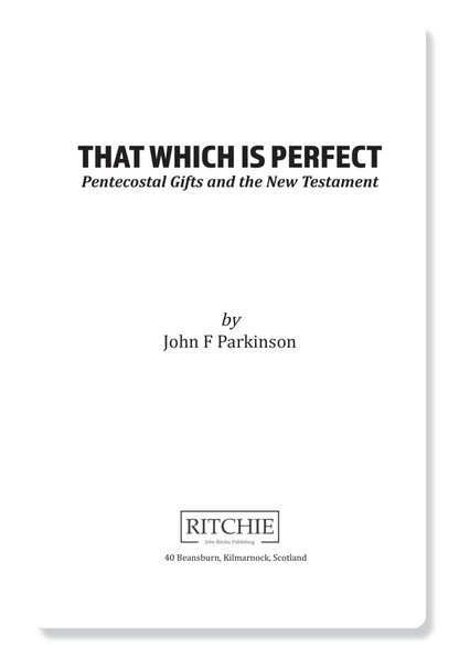 That Which Is Perfect