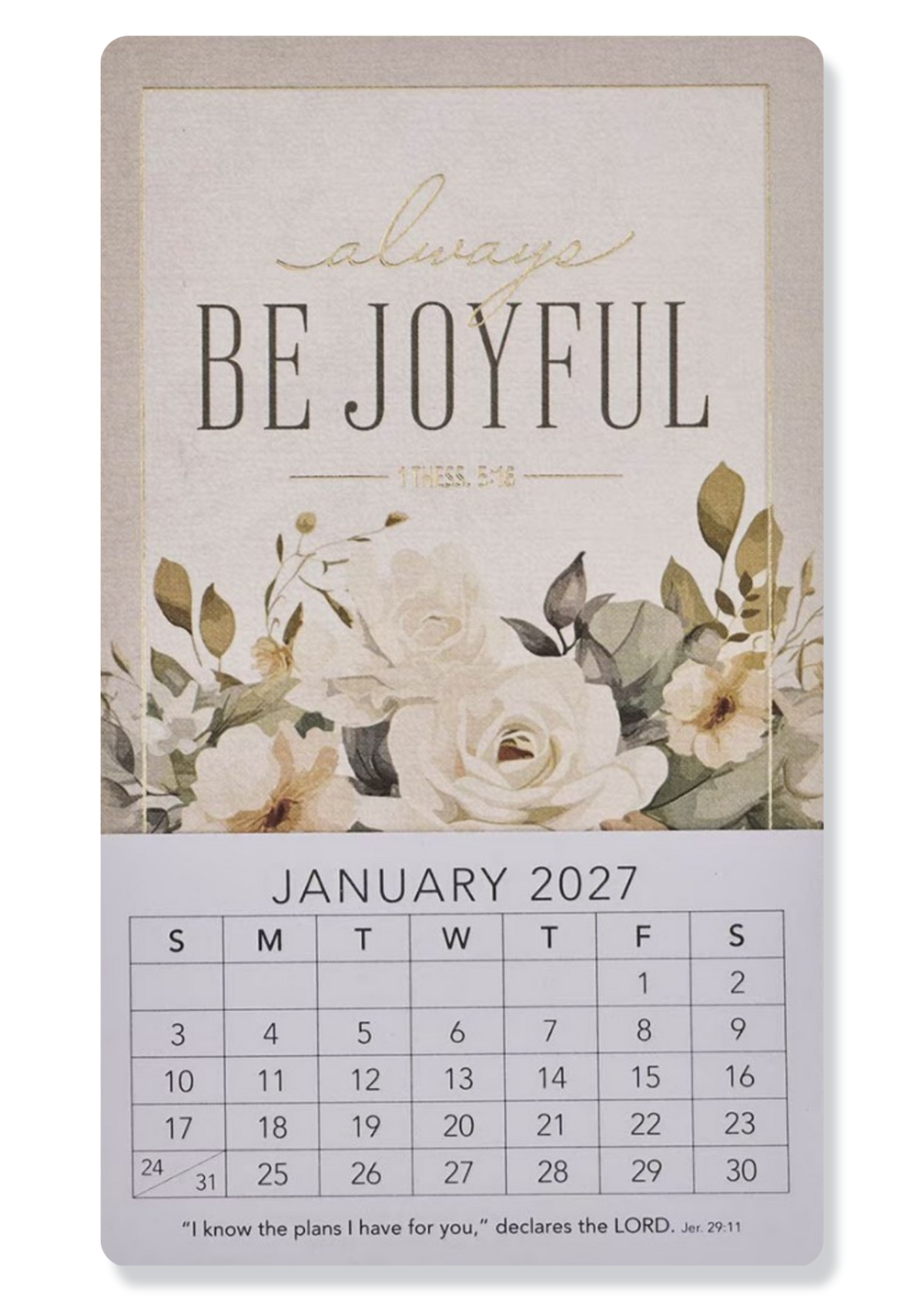 Always Be Joyful Mini Magnetic Planner