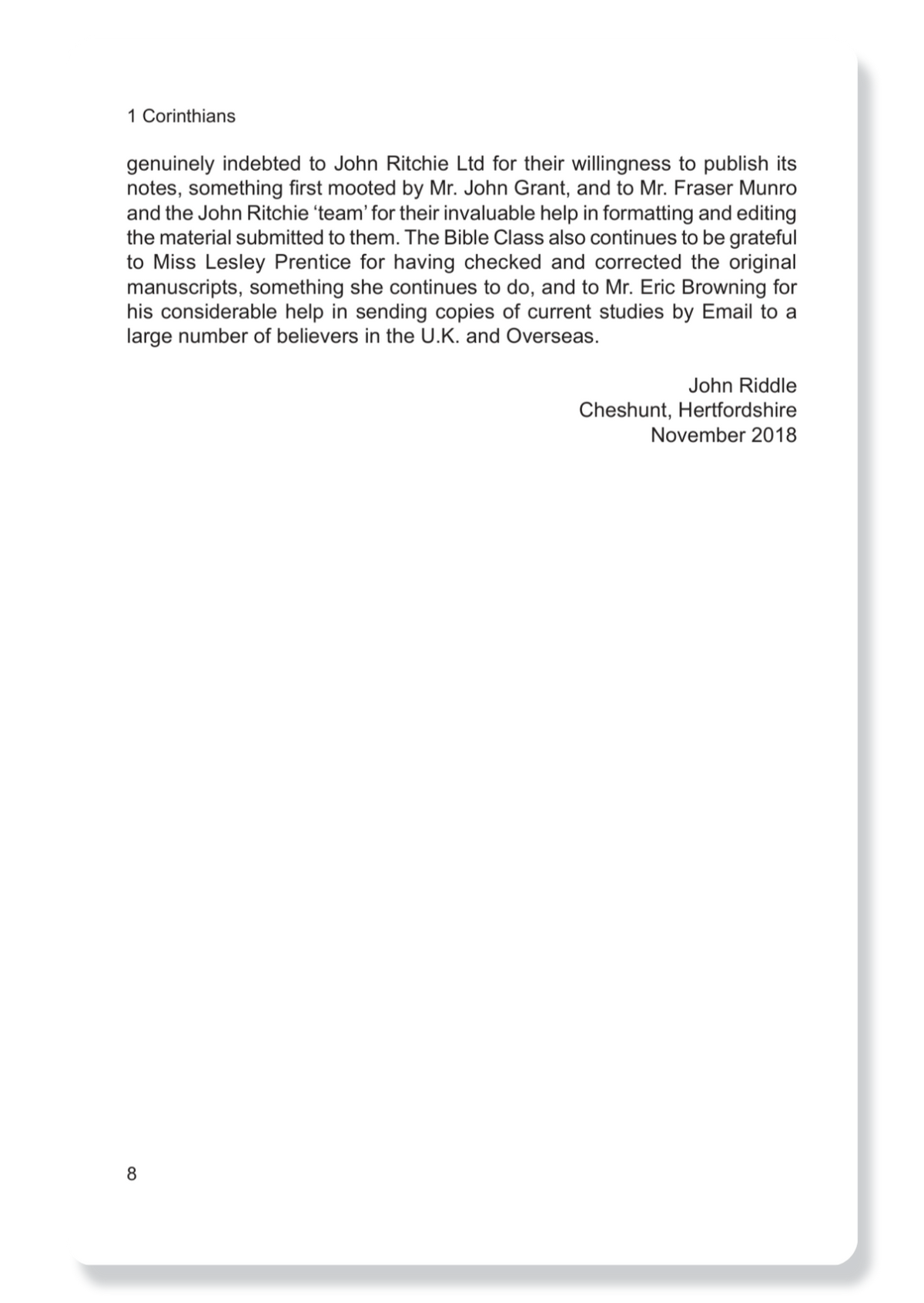 1 Corinthians