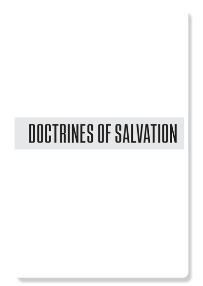 Book 2: Doctrines of Salvation