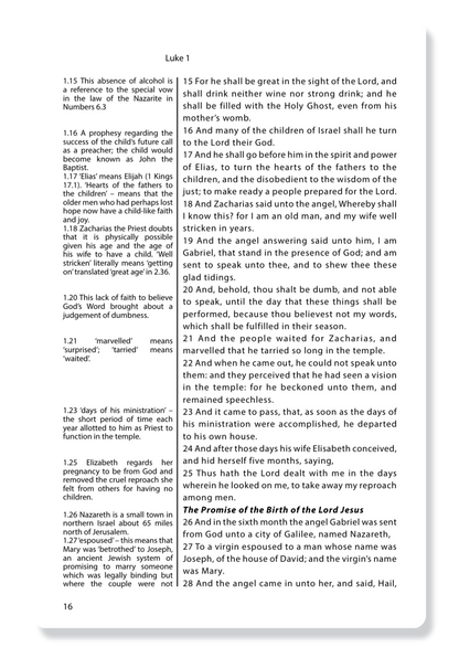 The Gospel of Luke, with Notes