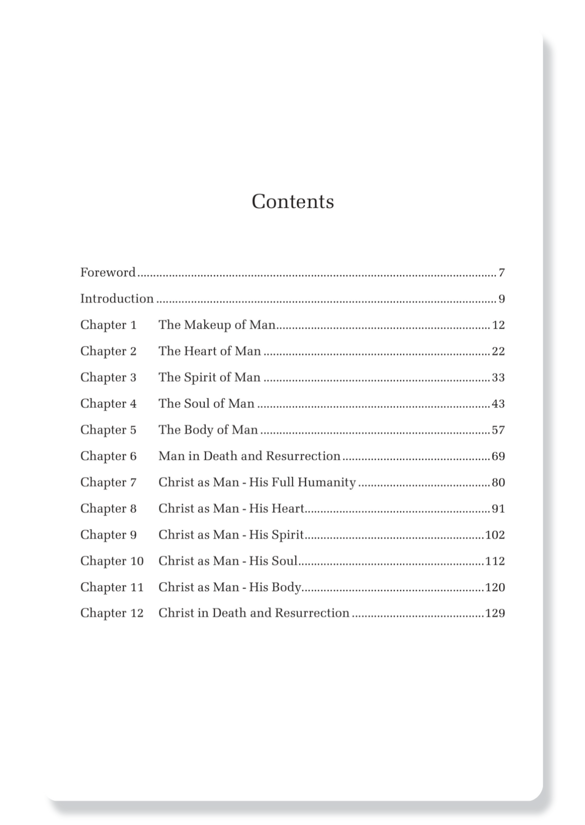 Man's Humanity Christ's Manhood