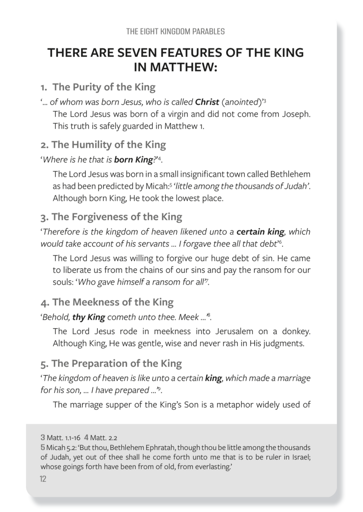8 Kingdom Parables