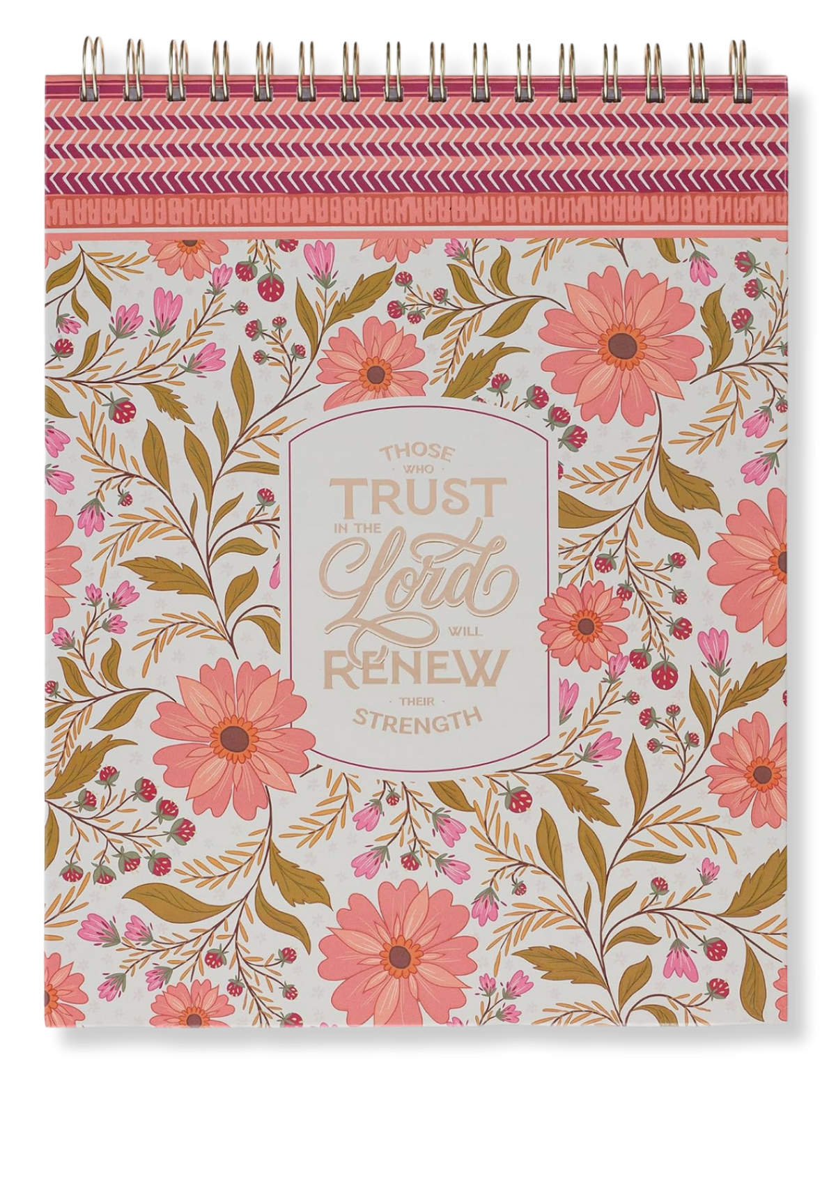Those Who Trust in the Lord Spiral A4 Notepad
