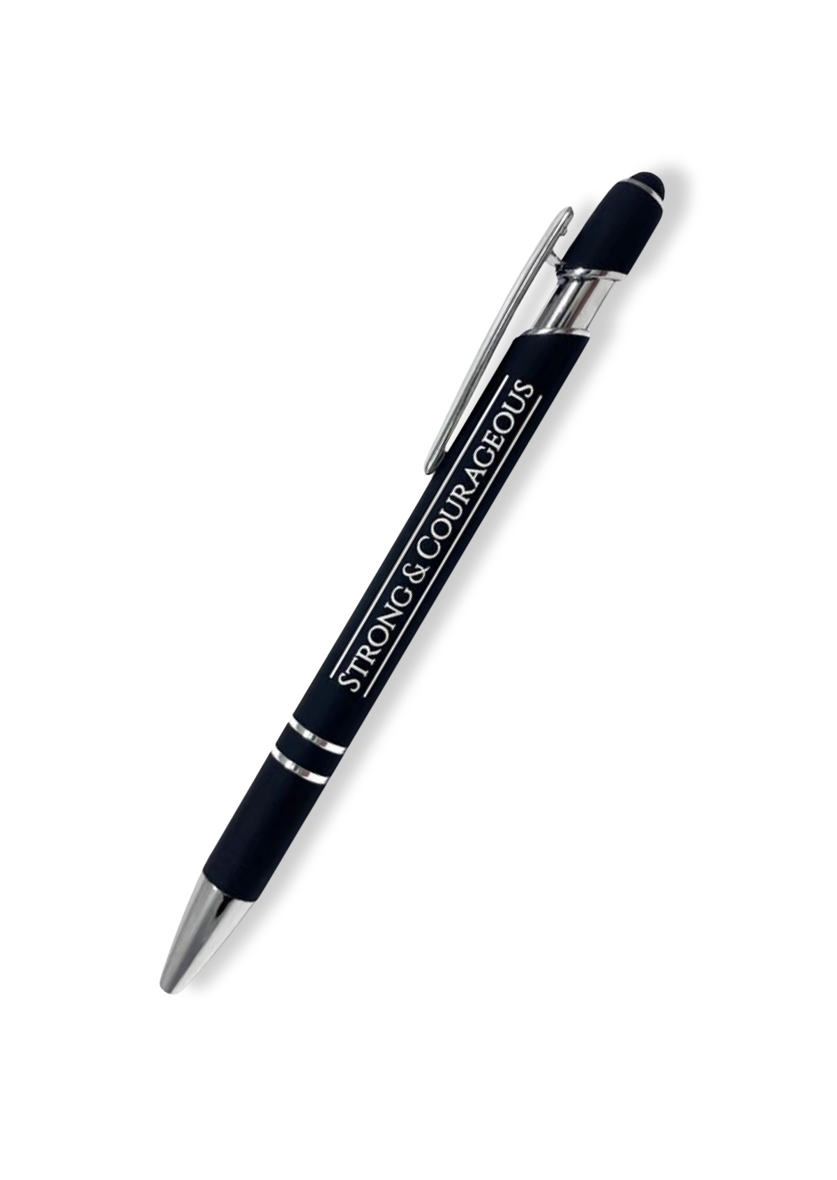 Strong And Courageous Stylus Pen Black