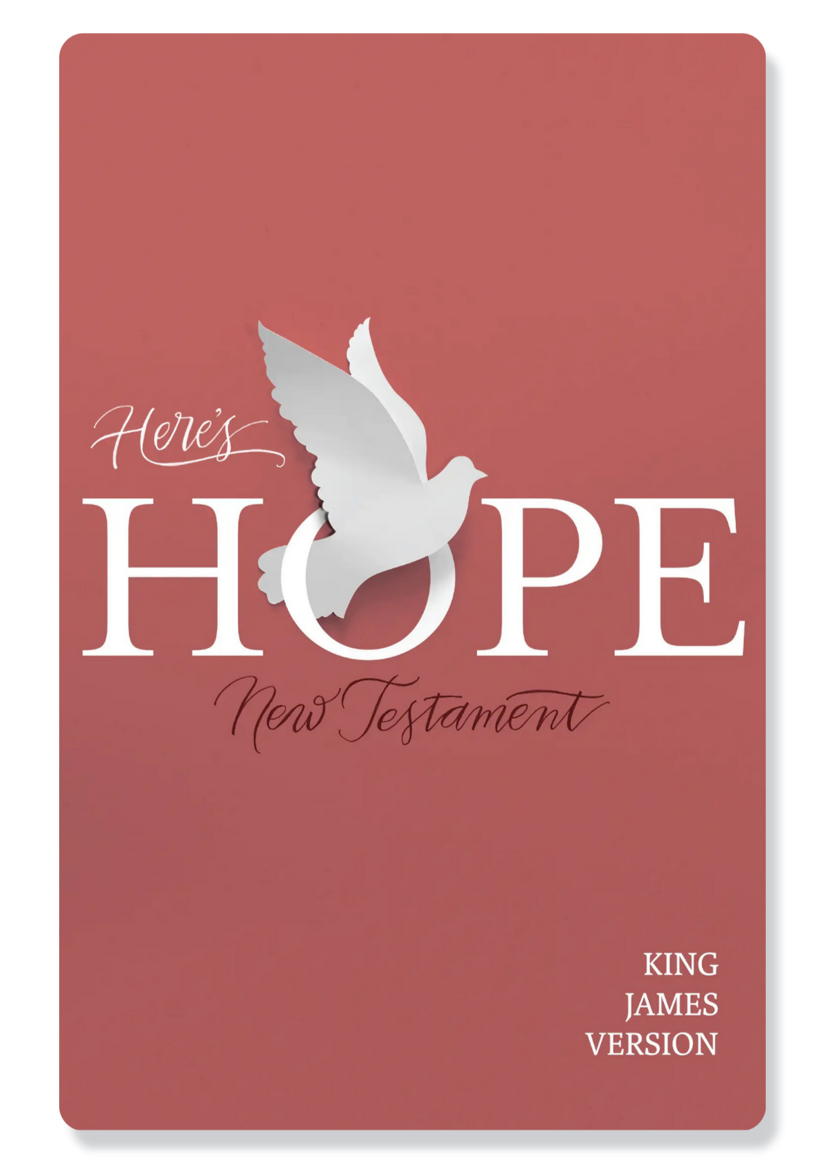 KJV Here's Hope New Testament (Pink)