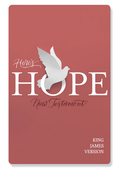 KJV Here's Hope New Testament (Pink)
