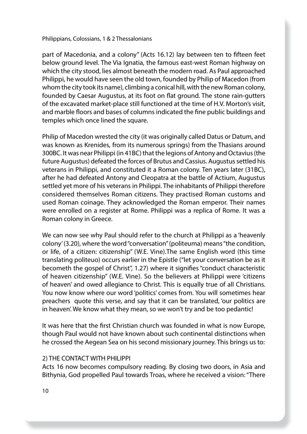 Philippians, Colossians, 1 Thessalonians & 2 Thessalonians