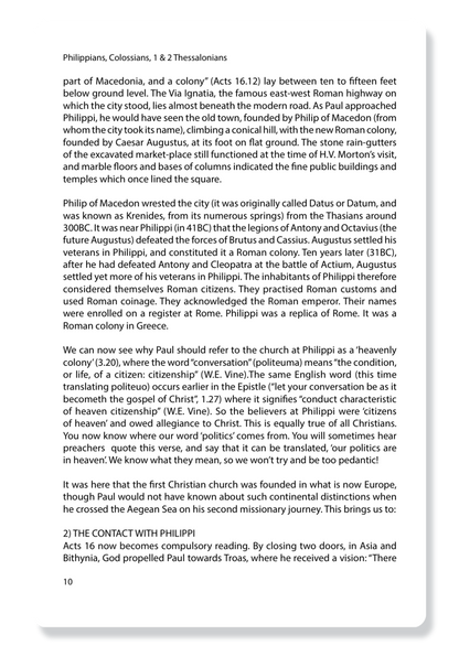 Philippians, Colossians, 1 Thessalonians & 2 Thessalonians