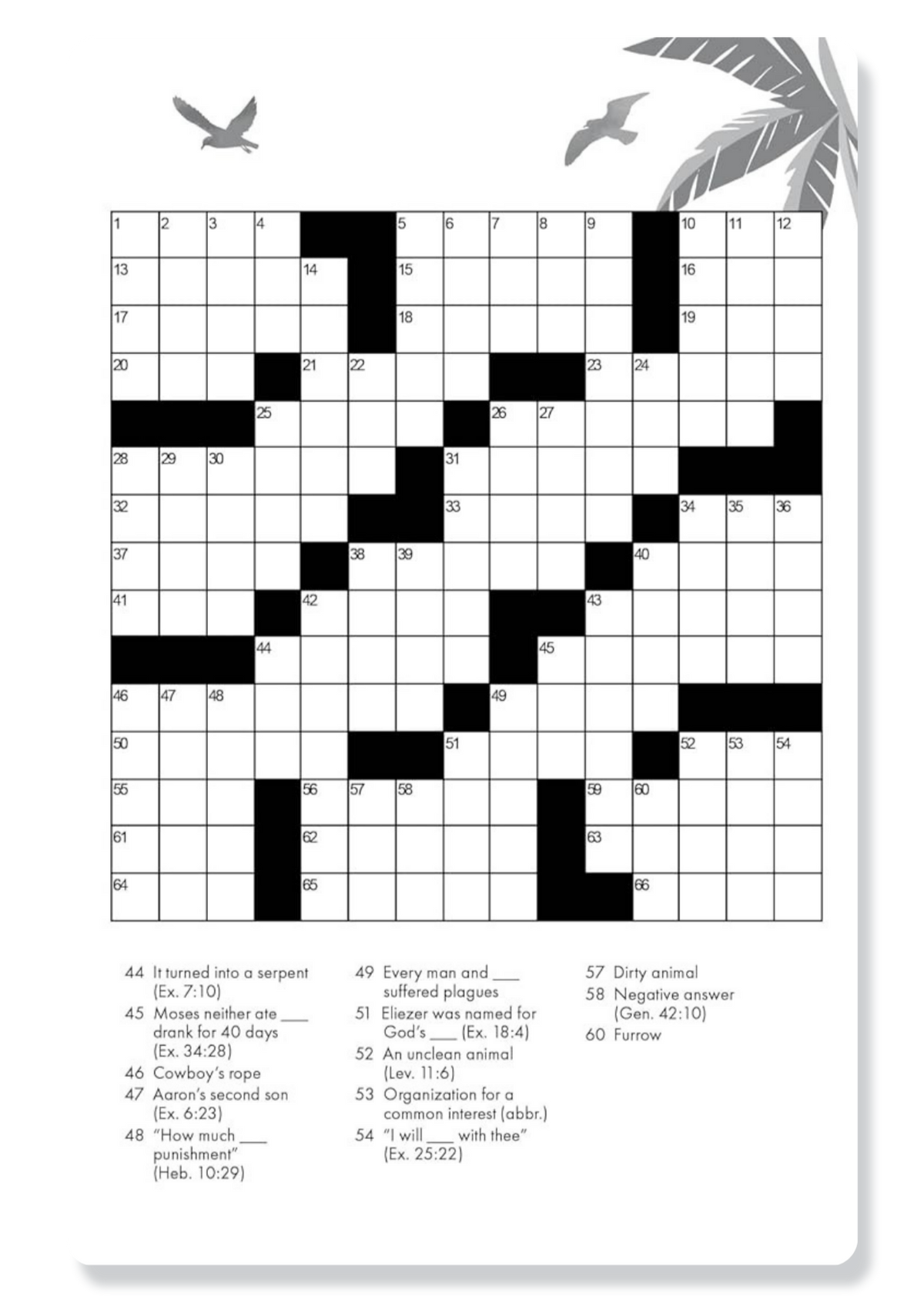 Relaxing Bible Crosswords