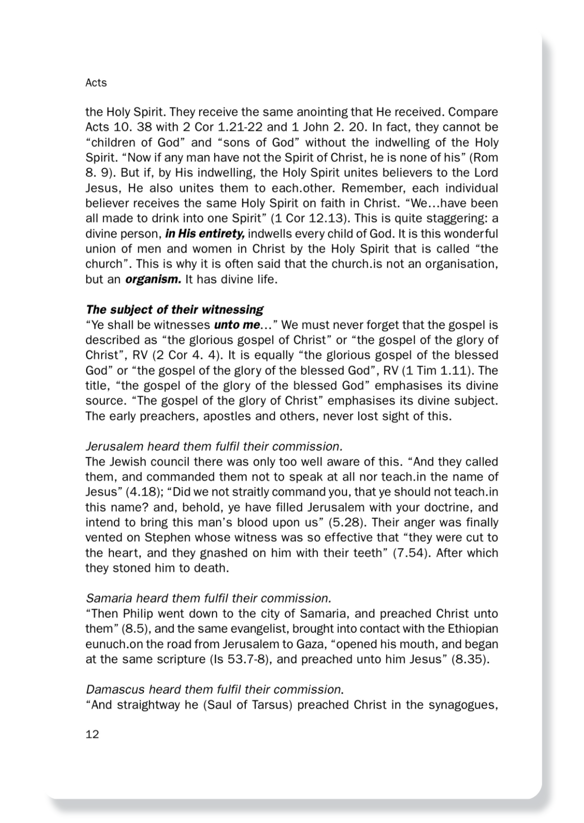 The Acts of the Apostles
