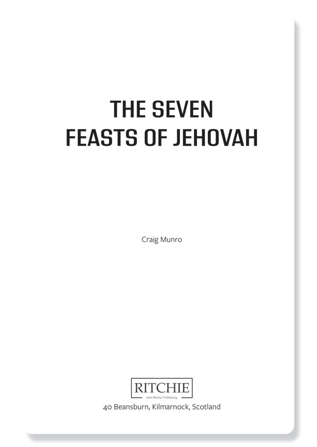 7 Feasts of Jehovah