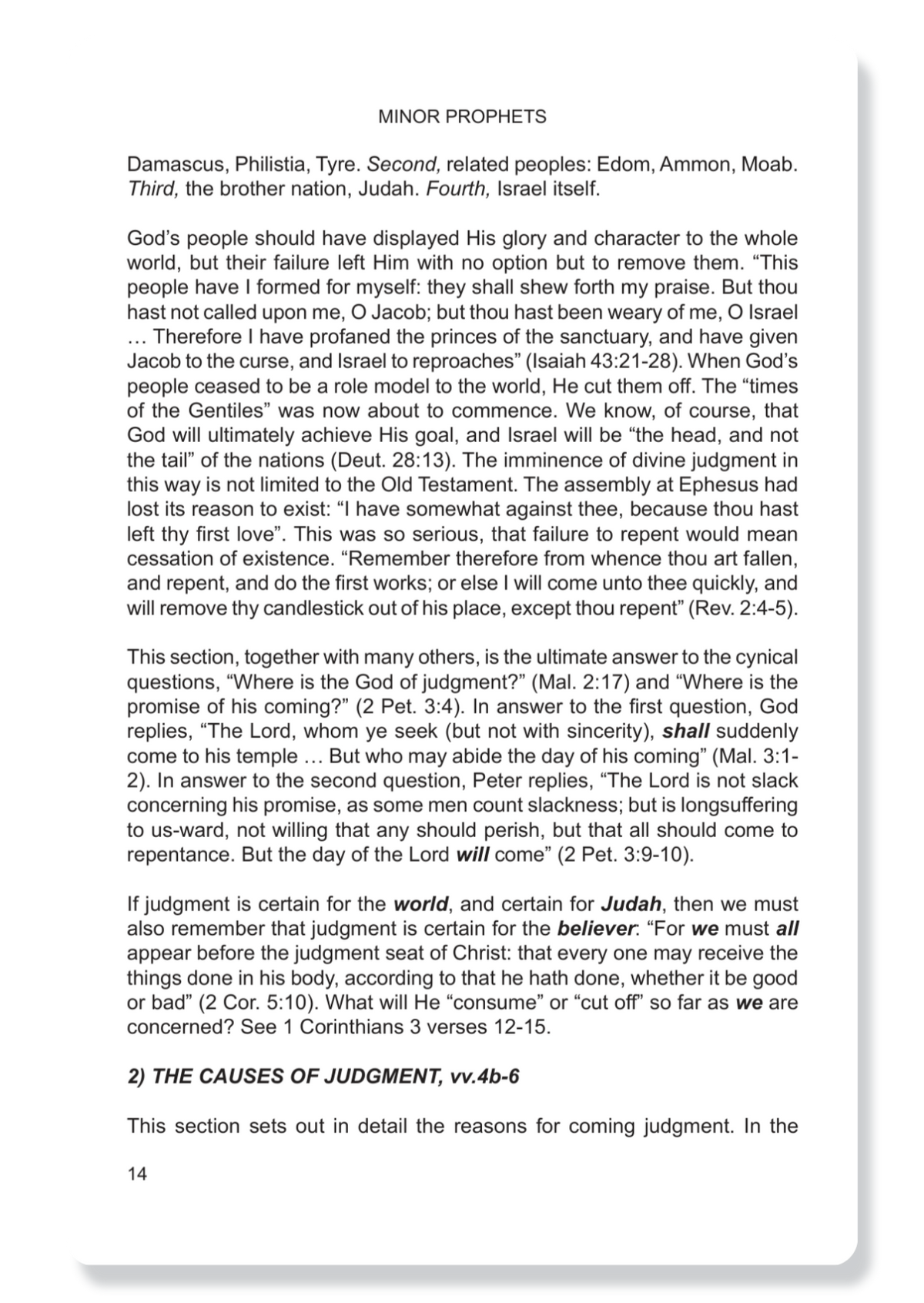 Zephaniah, Haggai, Zechariah & Malachi