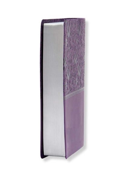 KJV Large Print Personal Size Reference Bible, Leathertouch (Purple)